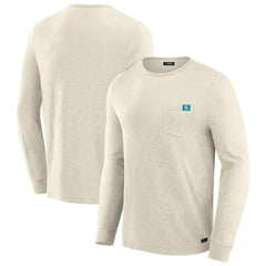 Miami Dolphins J. Palmer In-The-Pocket Long Sleeve T-Shirt - Cream T-shirts