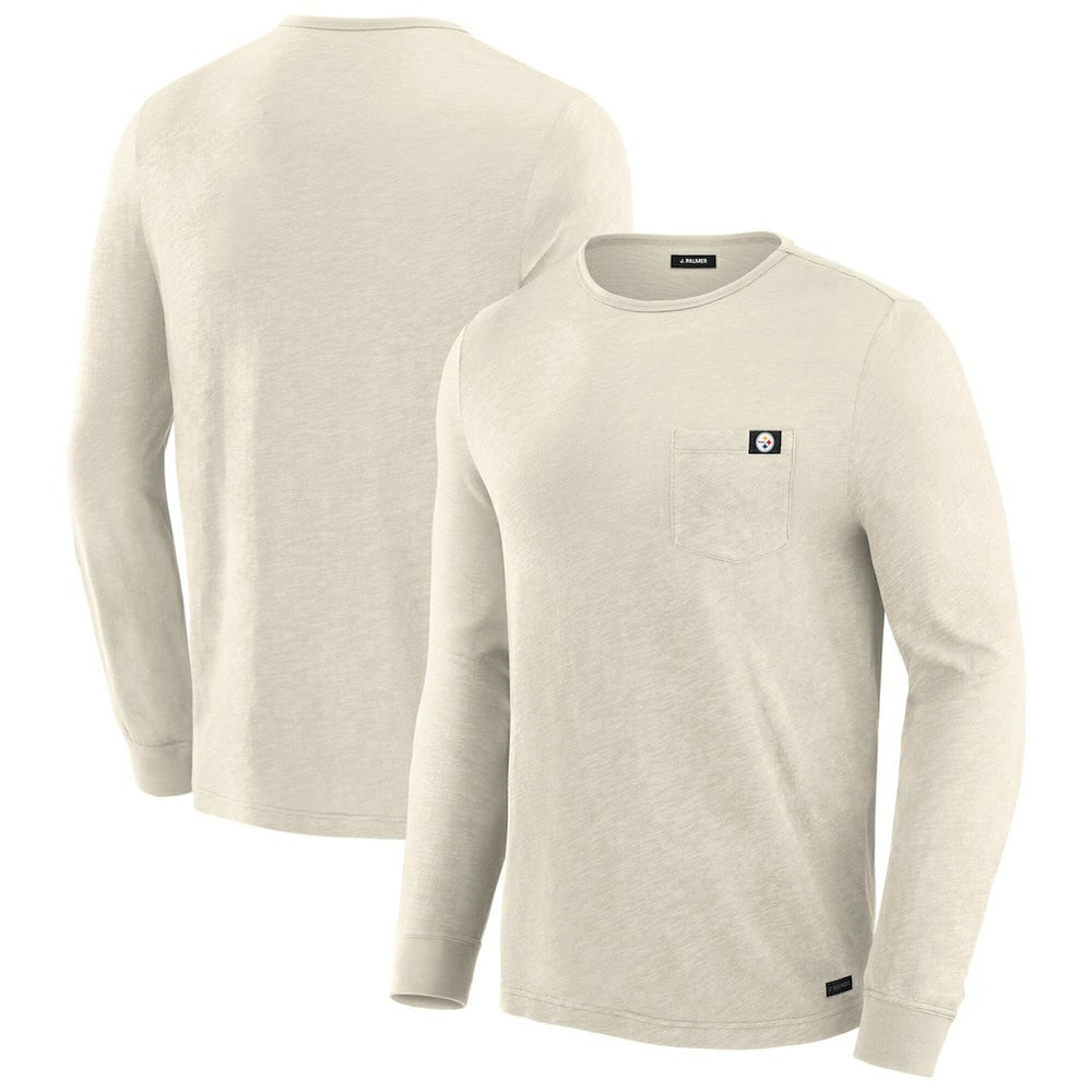 Pittsburgh Steelers J. Palmer In-The-Pocket Long Sleeve T-Shirt - Cream T-shirts