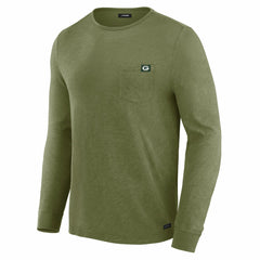 Green Bay Packers J. Palmer In-The-Pocket Long Sleeve T-Shirt - Olive T-shirts