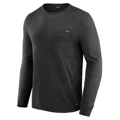 Baltimore Ravens J. Palmer In-The-Pocket Long Sleeve T-Shirt - Black T-shirts