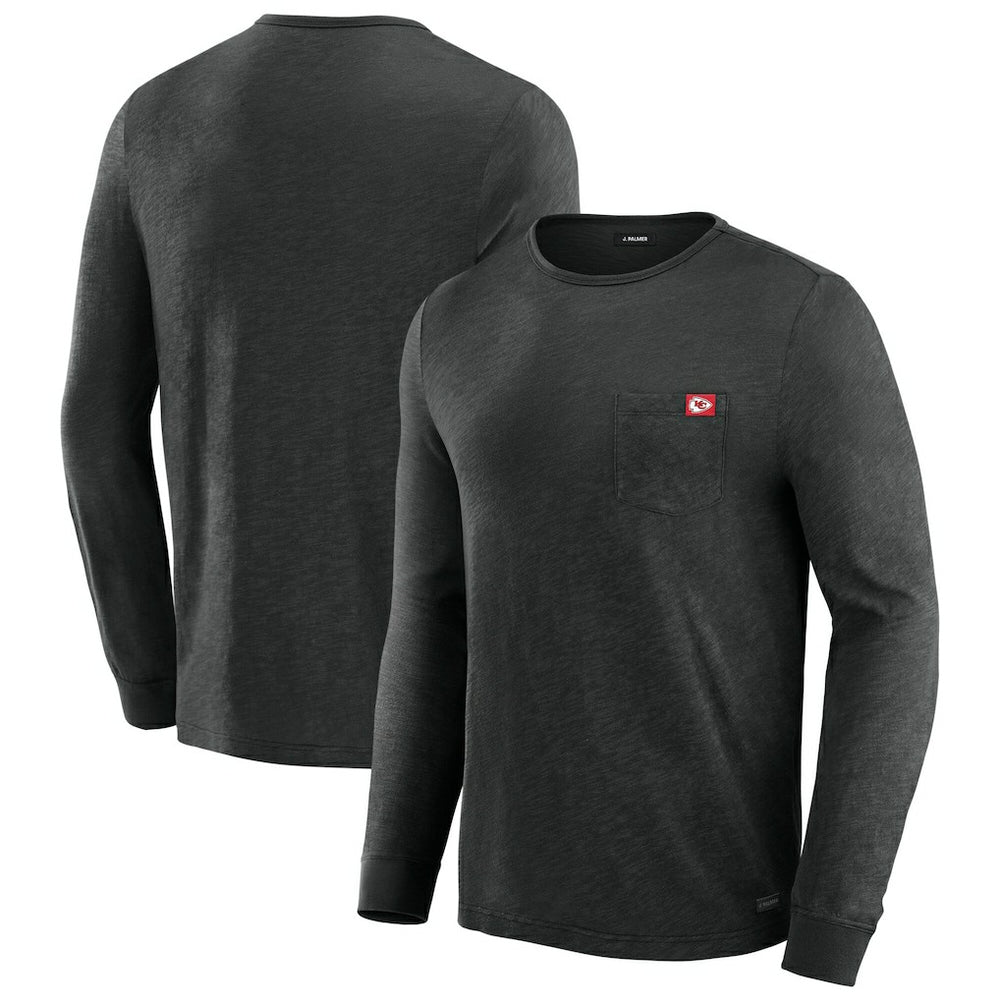Kansas City Chiefs J. Palmer In-The-Pocket Long Sleeve T-Shirt - Black T-shirts
