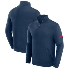 Buffalo Bills J. Palmer Franchise Quarter-Zip Sweater - Navy