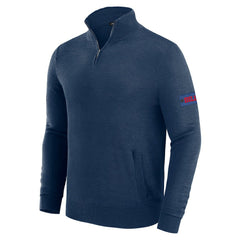 Buffalo Bills J. Palmer Franchise Quarter-Zip Sweater - Navy