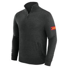 Kansas City Chiefs J. Palmer Franchise Quarter-Zip Sweater - Black
