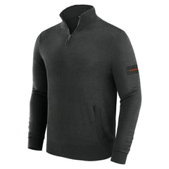 Cincinnati Bengals J. Palmer Franchise Quarter-Zip Sweater - Black