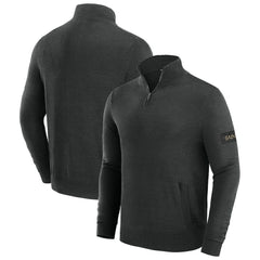 New Orleans Saints J. Palmer Franchise Quarter-Zip Sweater - Black