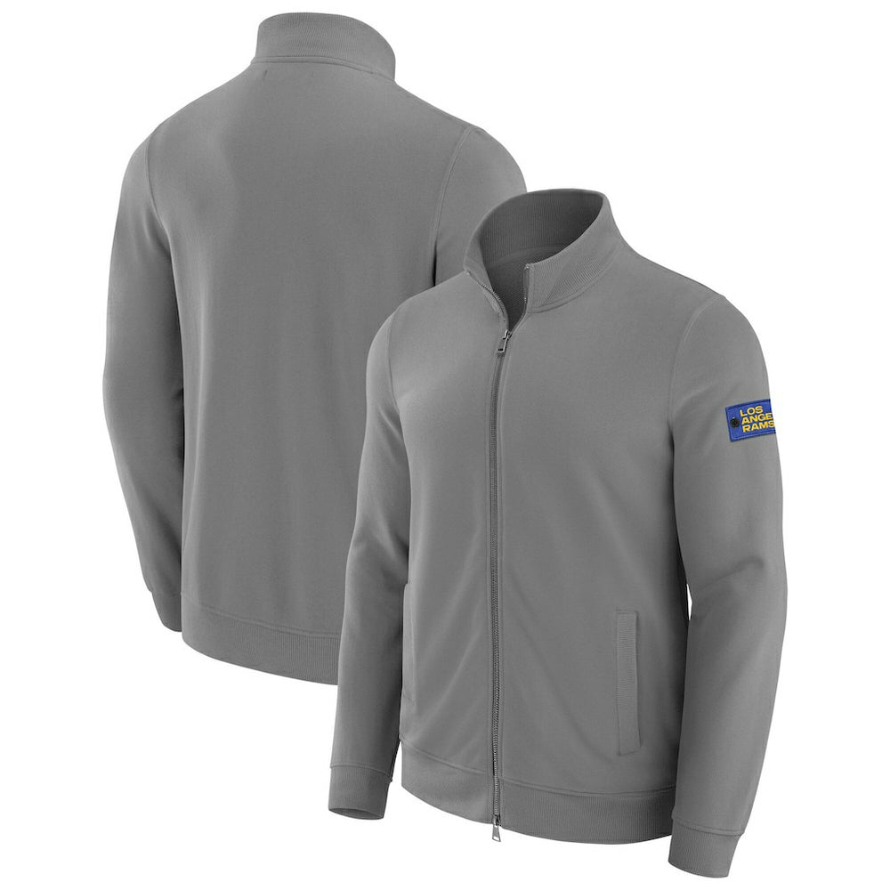 Los Angeles Rams J. Palmer QB1 Full-Zip Sweatshirt - Graphite Sweatshirts