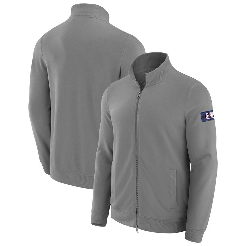 New York Giants J. Palmer QB1 Full-Zip Sweatshirt - Graphite Sweatshirts