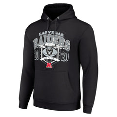 Las Vegas Raiders Starter 80s Retro Pullover Hoodie - Black Hoodies