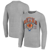 Chicago Bears Starter Retro Long Sleeve Graphic T-Shirt - Heather Gray T-shirts