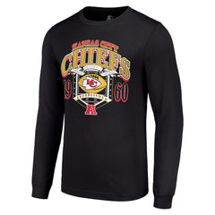 Kansas City Chiefs Starter Retro Long Sleeve Graphic T-Shirt - Black T-shirts