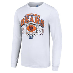 Chicago Bears Starter Retro Long Sleeve Graphic T-Shirt - White T-shirts