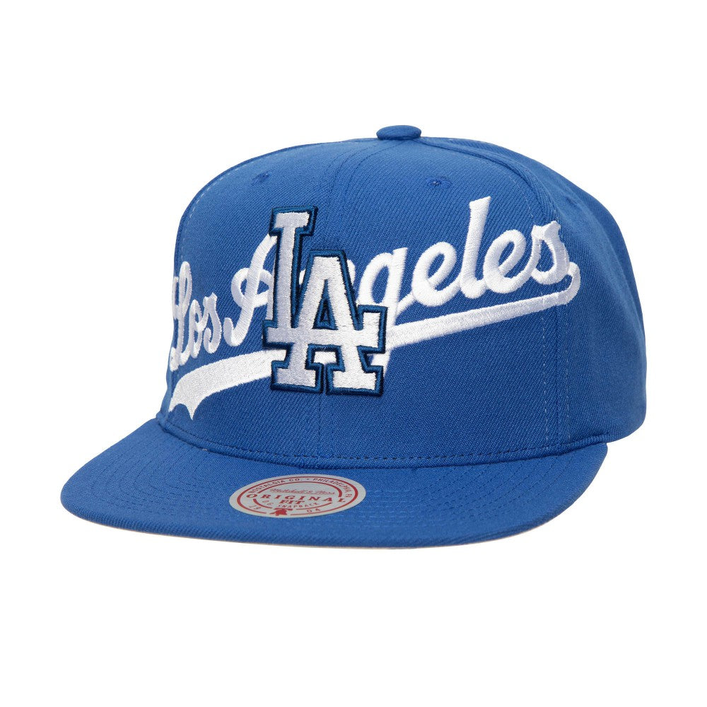 Los Angeles Dodgers Mitchell & Ness Full Frontal Snapback Hat - Royal Hats