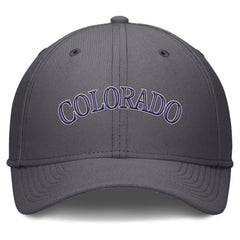 Colorado Rockies Nike Swoosh Performance Flex Hat - Gray Hats