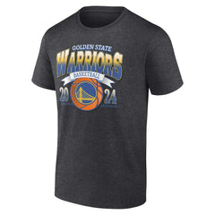 Golden State Warriors Fast Break Finisher T-Shirt Charcoal