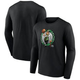 Boston Celtics Midnight Mascot Long Sleeve T-Shirt Black outlet