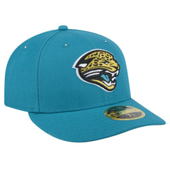 Jacksonville Jaguars New Era Throwback Logo Omaha Low Profile 59FIFTY Fitted Hat - Teal Hats