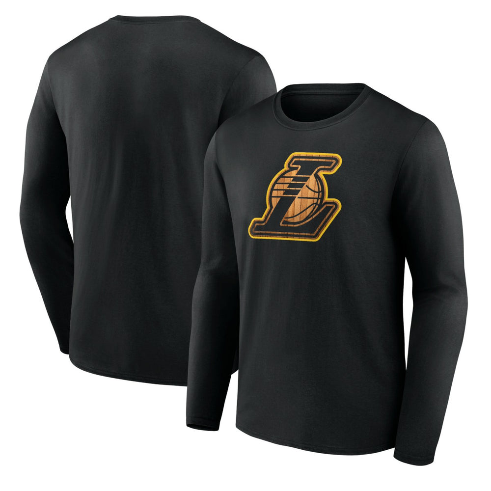 Los Angeles Lakers Hardwood Long Sleeve T-Shirt Black