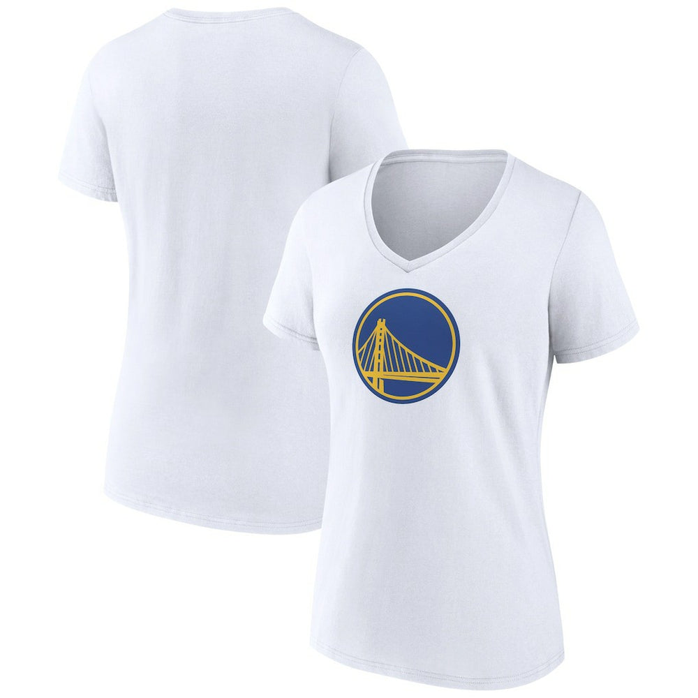 Golden State Warriors Women's Alternate Logo V-Neck T-Shirt White outlet