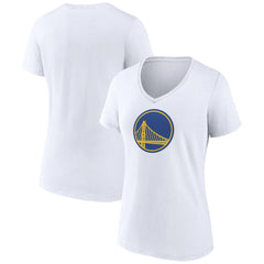 Golden State Warriors Women's Alternate Logo V-Neck T-Shirt White outlet