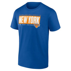 New York Knicks Blocked Out T-Shirt Blue