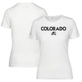 Colorado Avalanche Levelwear Women's Maddox City Capsule T-Shirt - White | US 201531163
