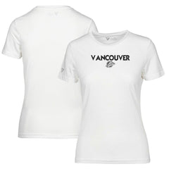 Vancouver Canucks Levelwear Women's Maddox City Capsule T-Shirt - White | US 201531206