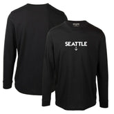 Seattle Kraken Levelwear Oscar City Capsule Long Sleeve T-Shirt - Black | US 201531218
