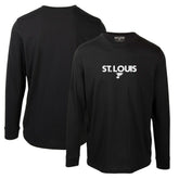 St. Louis Blues Levelwear Oscar City Capsule Long Sleeve T-Shirt - Black | US 201531229