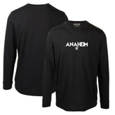 Anaheim Ducks Levelwear Oscar City Capsule Long Sleeve T-Shirt - Black | US 201531245
