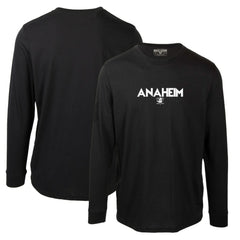 Anaheim Ducks Levelwear Oscar City Capsule Long Sleeve T-Shirt - Black | US 201531245