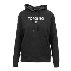 Toronto Maple Leafs Levelwear Women's Adorn City Capsule Pullover Hoodie - Black | US 201531319