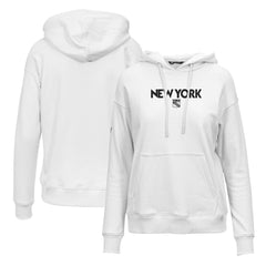 New York Rangers Levelwear Women's Adorn City Capsule Pullover Hoodie - White | US 201531325
