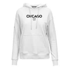 Chicago Blackhawks Levelwear Women's Adorn City Capsule Pullover Hoodie - White | US 201531373