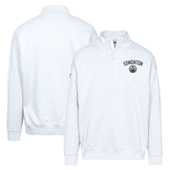 Edmonton Oilers Levelwear Murray City Capsule Quarter-Zip Sweatshirt - White | US 201531537