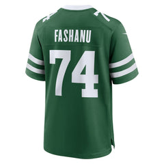 Olu Fashanu New York Jets Player Game Jersey - Gotham Green Jerseys