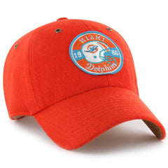 Miami Dolphins Stoney Clover Lane x '47 Unisex Field Goal Clean Up Adjustable Hat - Orange Hats