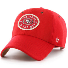 San Francisco 49ers Stoney Clover Lane x '47 Unisex Field Goal Clean Up Adjustable Hat - Scarlet Hats
