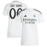 Real Madrid Women's 2024/25 Home Replica Custom Jersey White - Adidas for sale