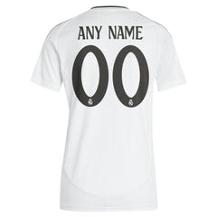 Real Madrid Women's 2024/25 Home Replica Custom Jersey White - Adidas for sale