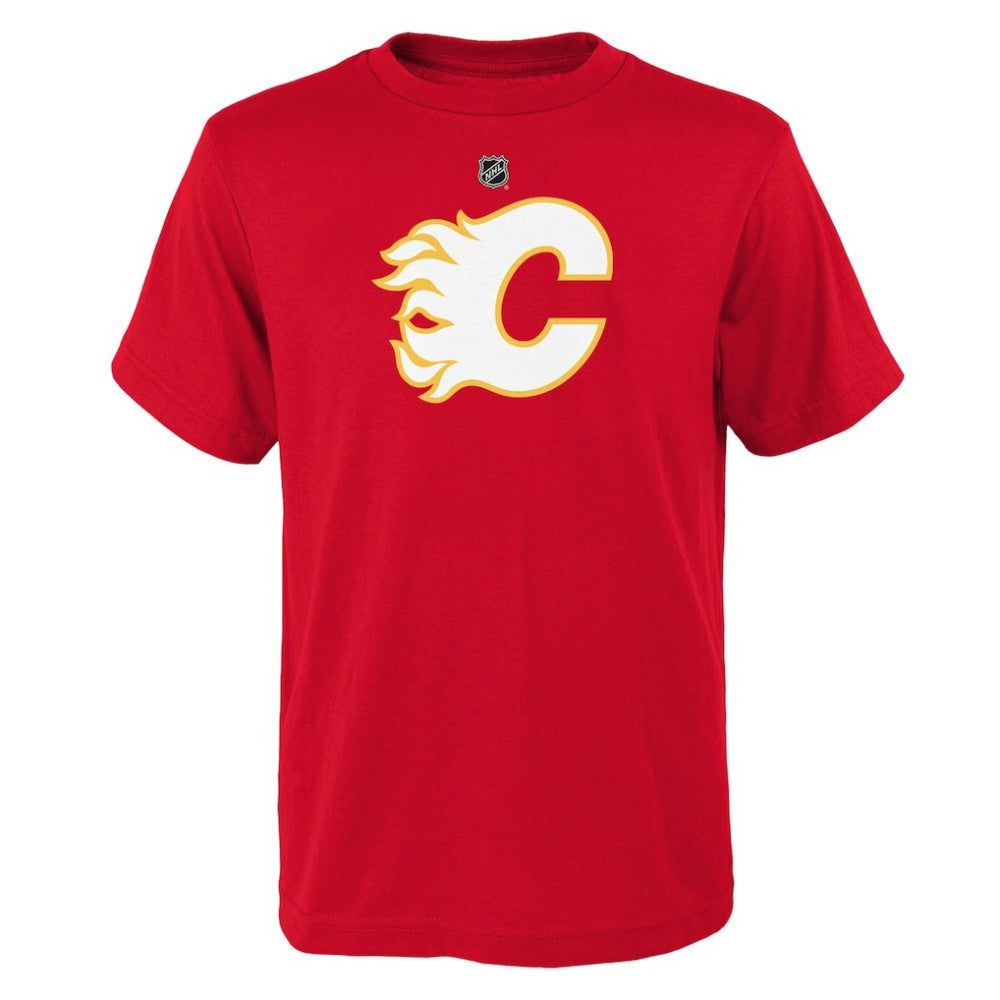Calgary Flames Youth Primary Logo T-Shirt - Red | US 201535284