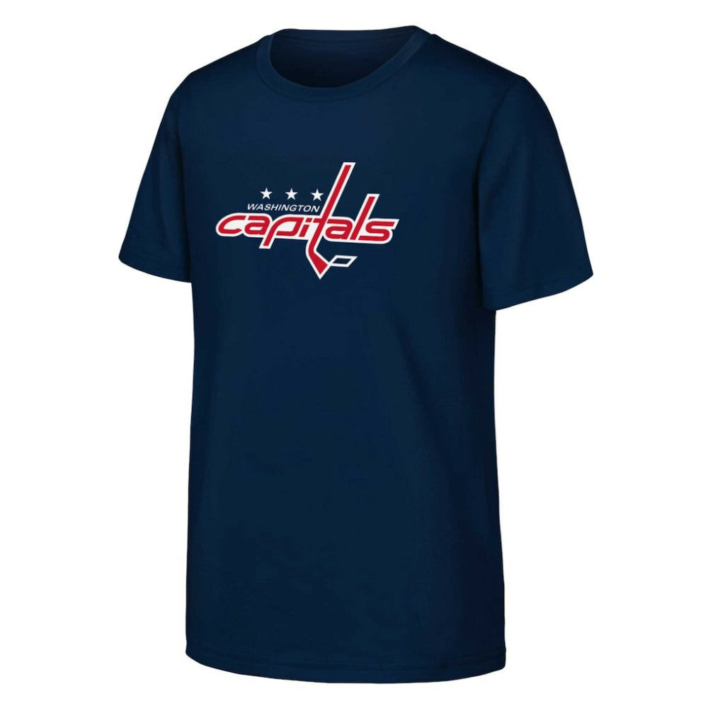 Washington Capitals Youth Primary Logo T-Shirt - Navy | US 201535306