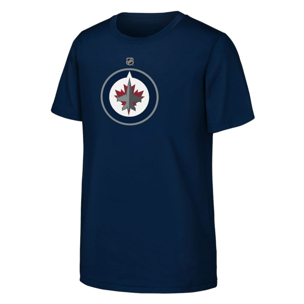 Winnipeg Jets Youth Primary Logo T-Shirt - Navy | US 201535362