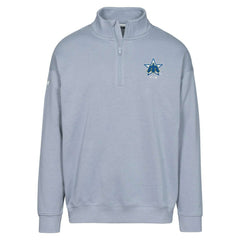 Seattle Mariners Levelwear Murray Core Logo Quarter-Zip Pullover Top - Gray Pullover