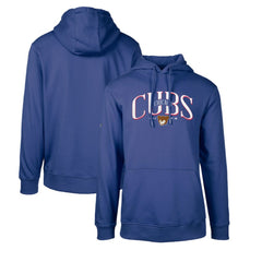 Chicago Cubs Levelwear Cooperstown Collection Podium Retro Spellout Pullover Hoodie - Royal Hoodies