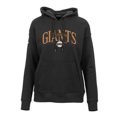 San Francisco Giants Levelwear Women's Adorn Cooperstown Collection Retro Spellout Pullover Hoodie - Black Hoodies