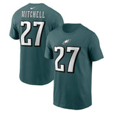 Quinyon Mitchell Philadelphia Eagles Name & Number T-Shirt - Green T-shirts