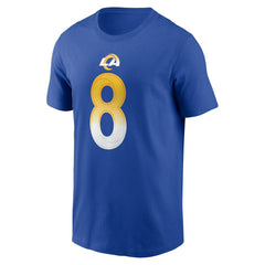 Jared Verse Los Angeles Rams Name & Number T-Shirt - Royal T-shirts
