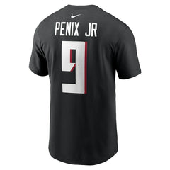 Michael Penix Jr. Atlanta Falcons Name & Number T-Shirt - Black T-shirts