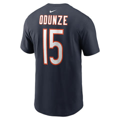 Rome Odunze Chicago Bears Name & Number T-Shirt - Navy T-shirts